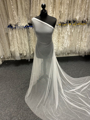 Ivory Spotted Tulle - Machete