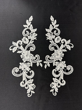 Ivory Guipure Lace Appliques - Acute