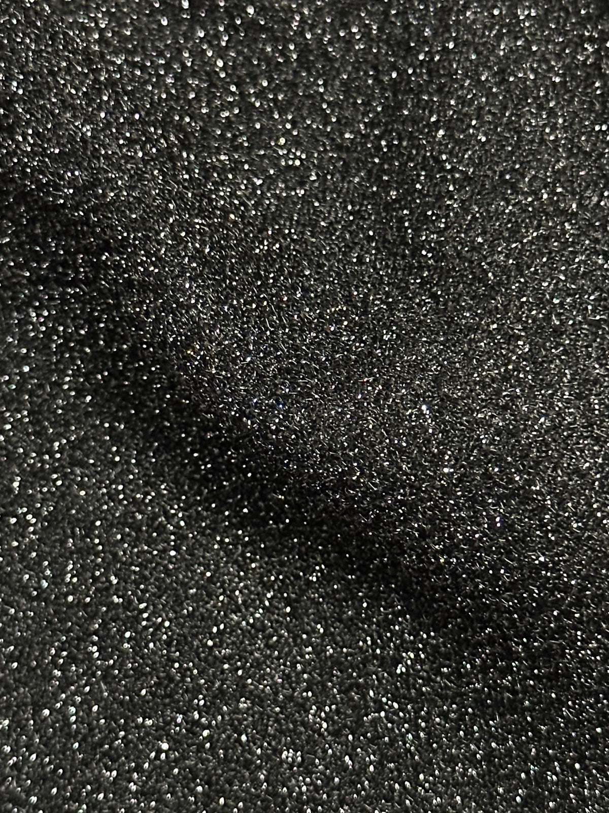 Black Glitter Knit with Silver Glitter - Ghost
