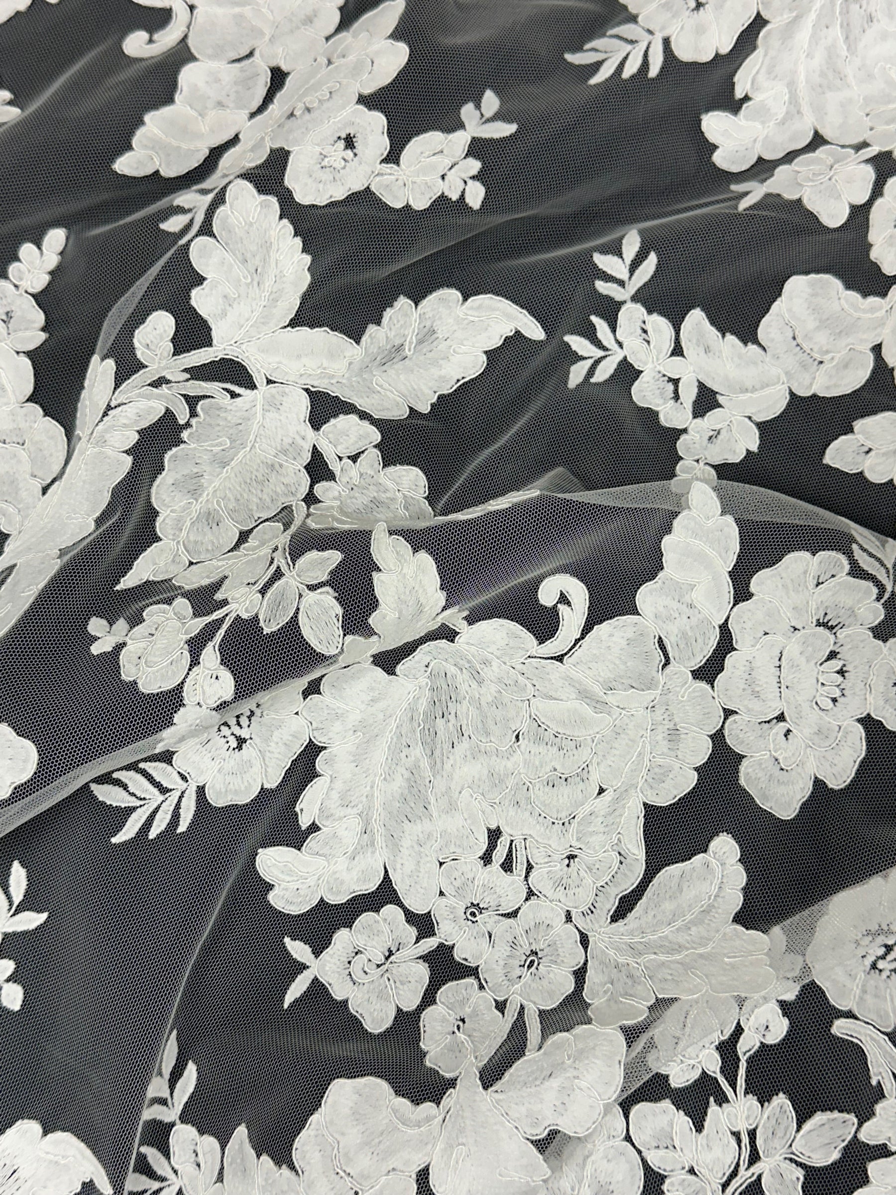 Ivory Corded Lace - Gossip