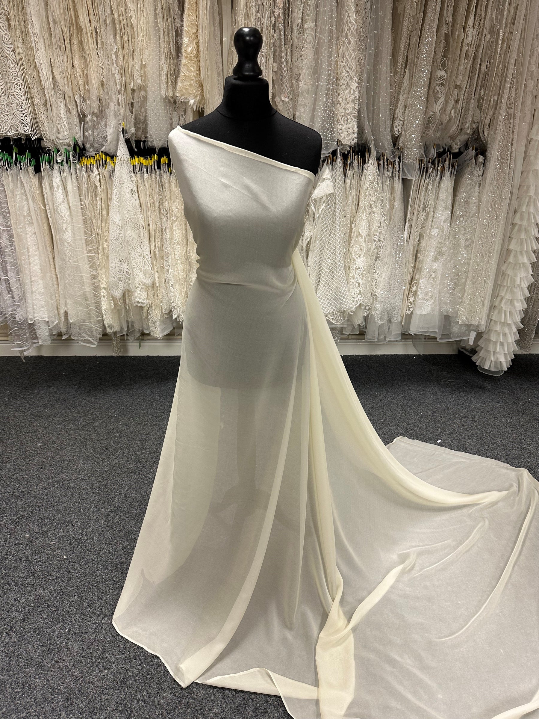 Champagne Silk Chiffon - Superba Champagne Silk Chiffon - Superba