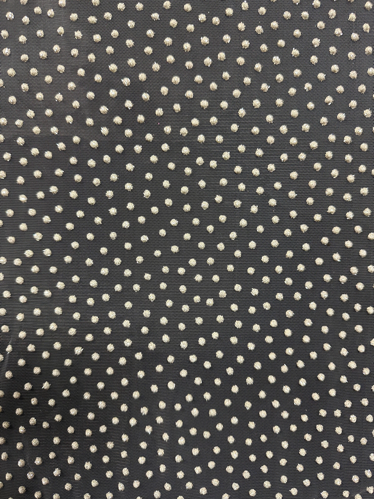 Ivory Glitter Lace - India