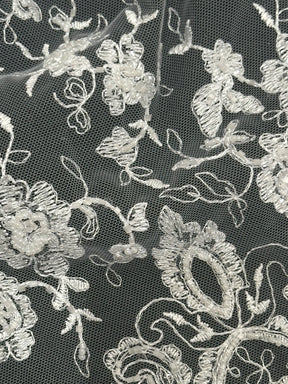 Ivory Sequin Lace - Sienna (CF)