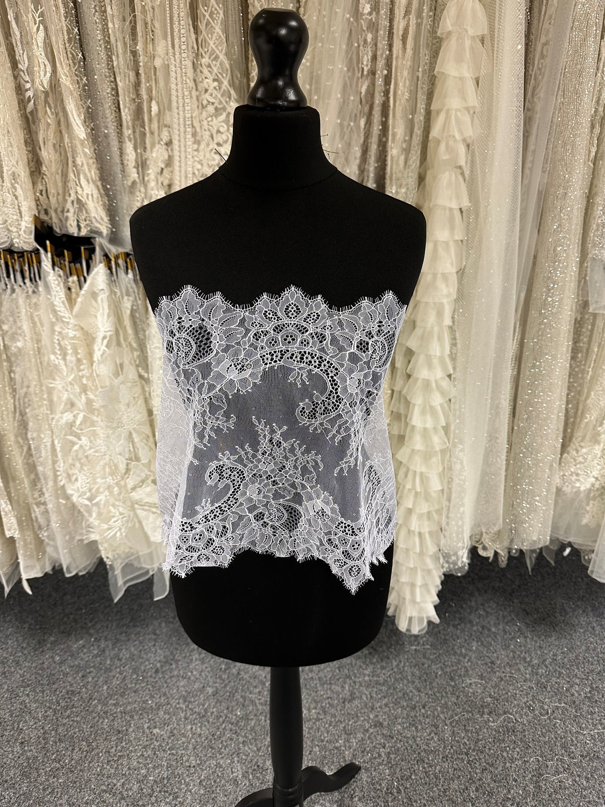 White Lace Trim - Katherine