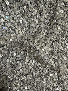 Ivory Sequin mesh - Jaipur