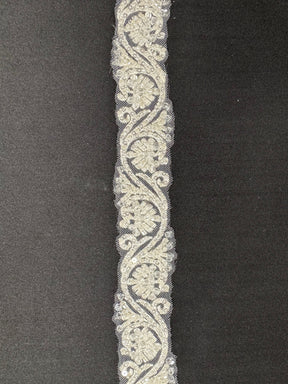 Ivory Beaded Lace Trim – Mantel