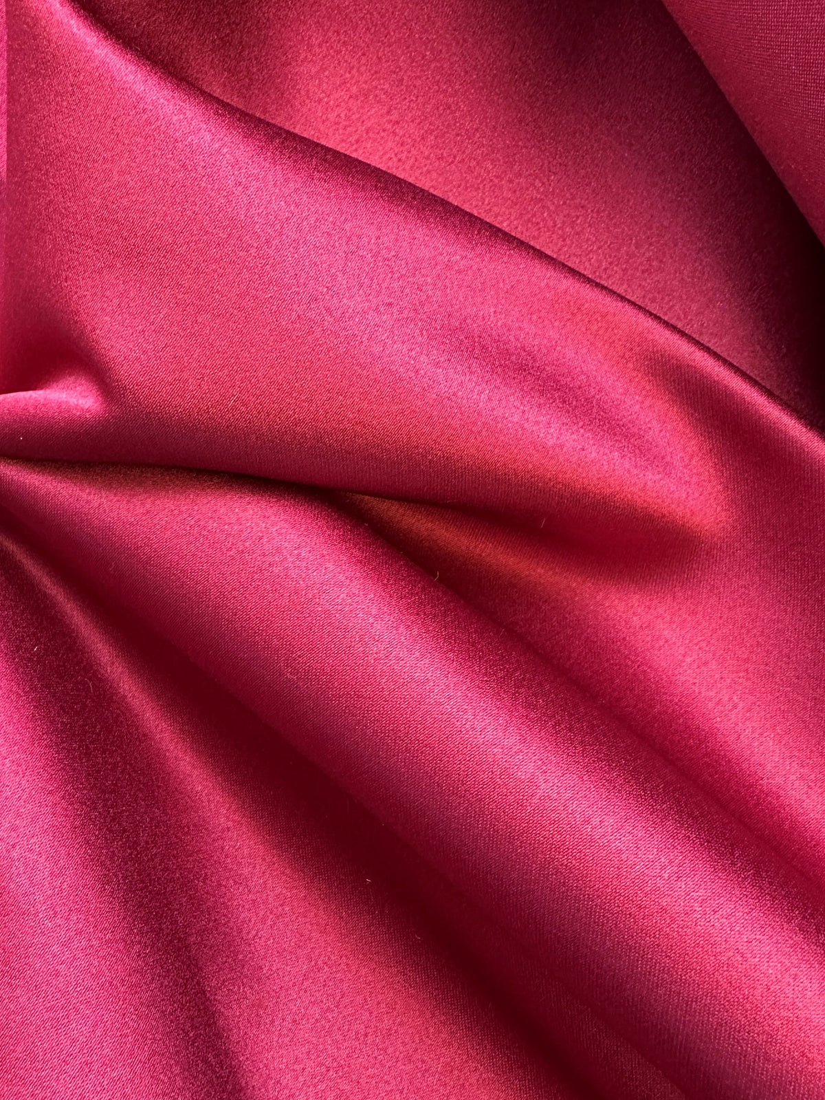 Maroon Polyester Duchess Satin - Contessa