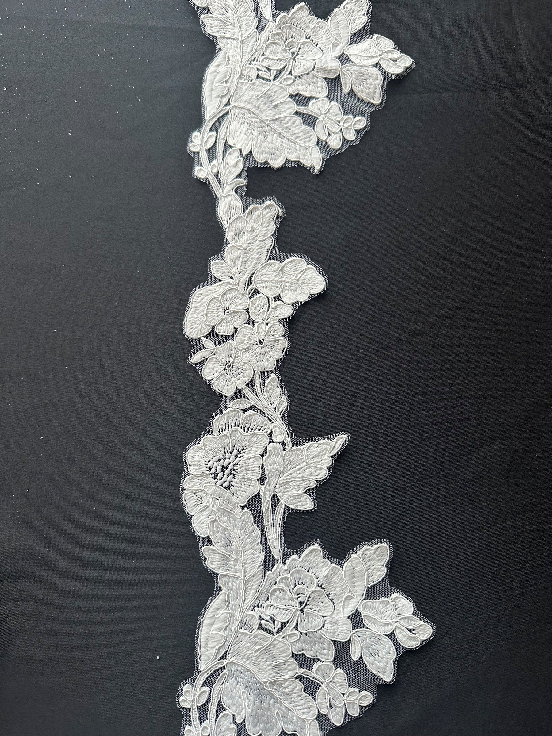 Ivory Corded Lace Trim - Company