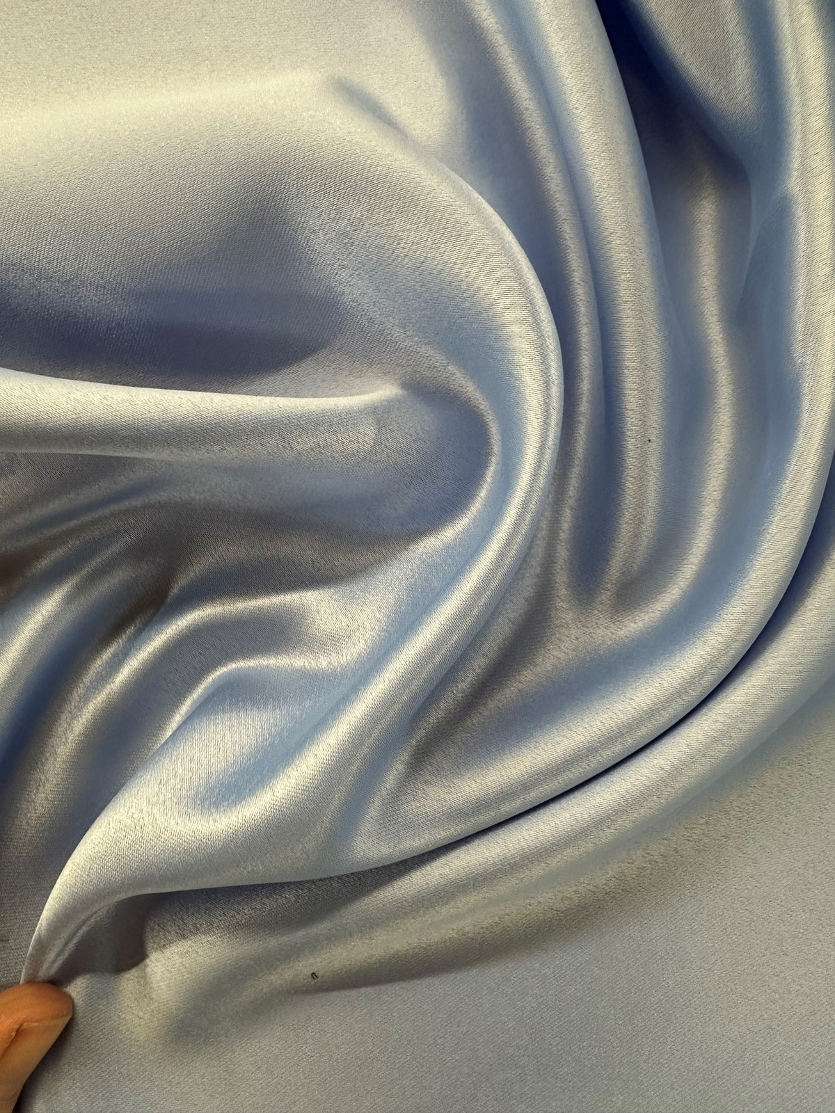 Powder Blue Duchess Satin - Scenery