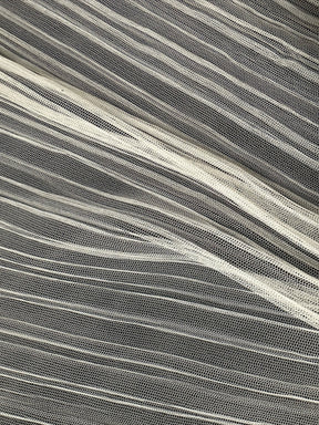 Ivory Pleated Polyamide Tulle - Dolce Vita (CF)