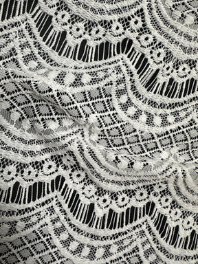 Ivory Raschel Lace  - Catania