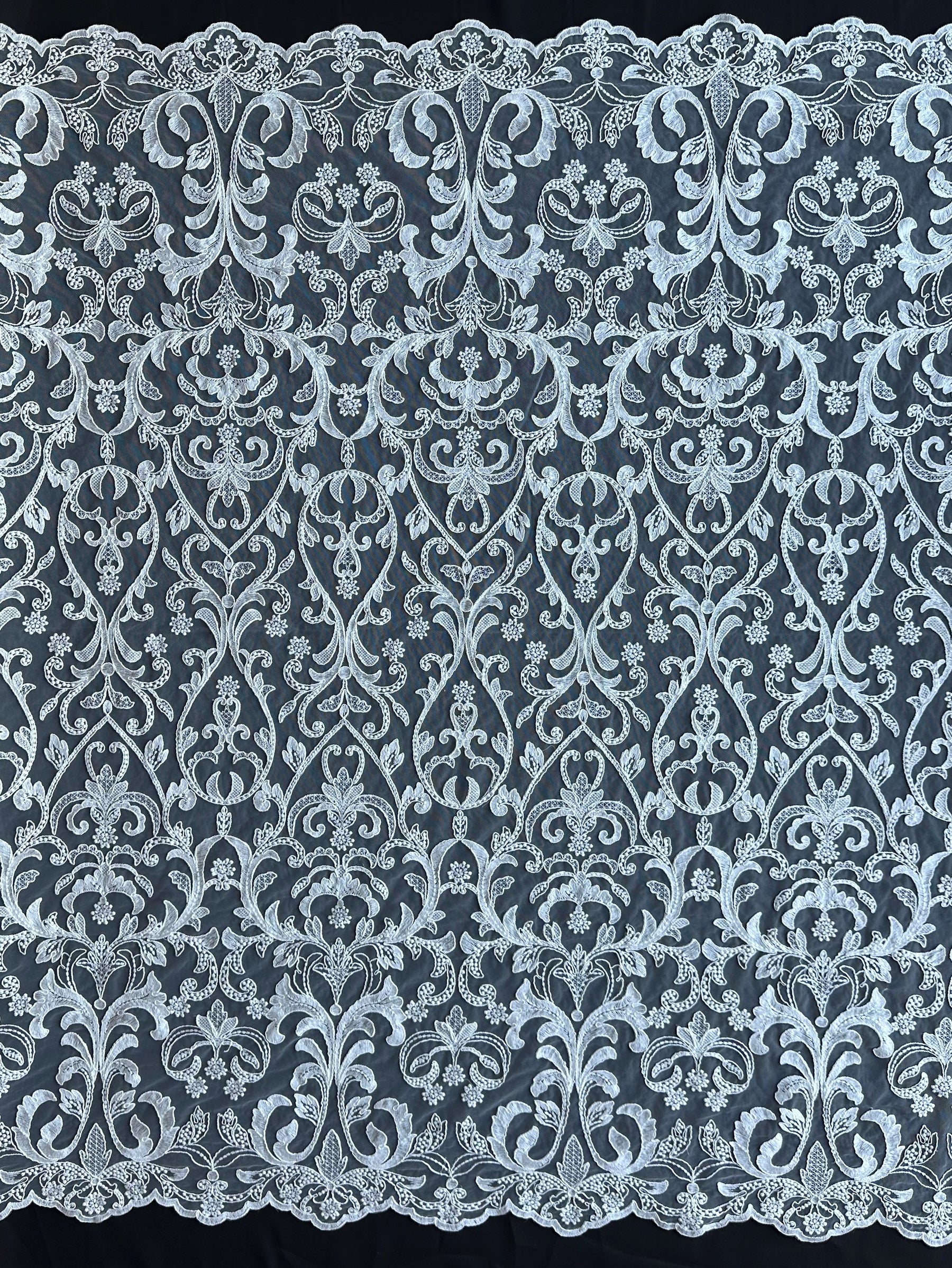 Ivory Corded Lace – Marika