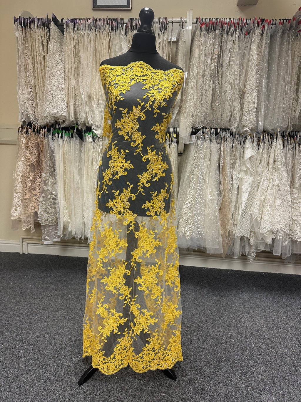 yellow lace dresses Yellow Lace