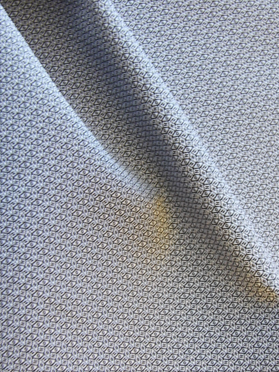 Silver Waistcoat Fabric - Aberdeen
