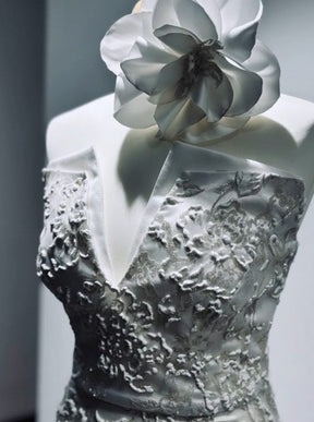 Ivory Glitter 3D Lace - Aileen