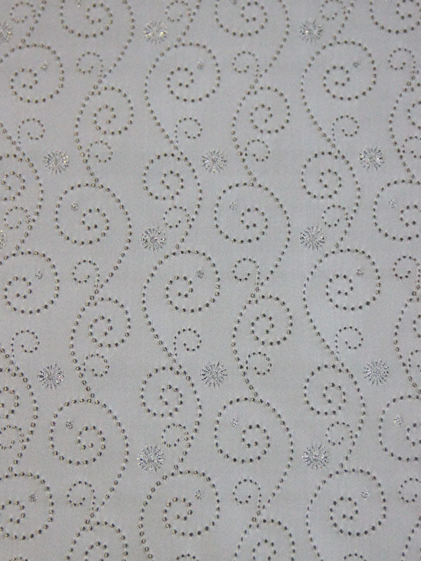 Silver Waistcoat Fabric - Amsterdam