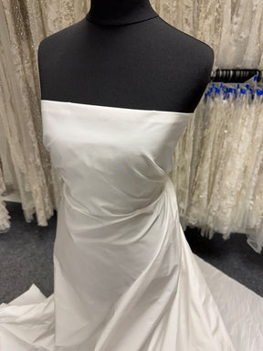 Ivory Silk Blend Crisp Taffeta - Early