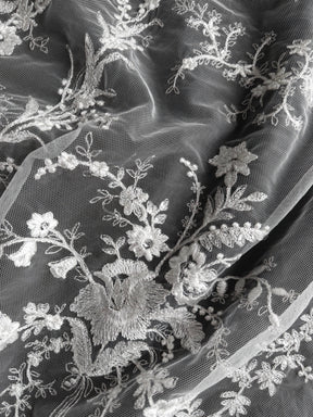 Ivory on Ivory Embroidery Lace - EB3027