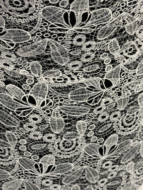 Ivory Sequin Bridal Lace - EB3050