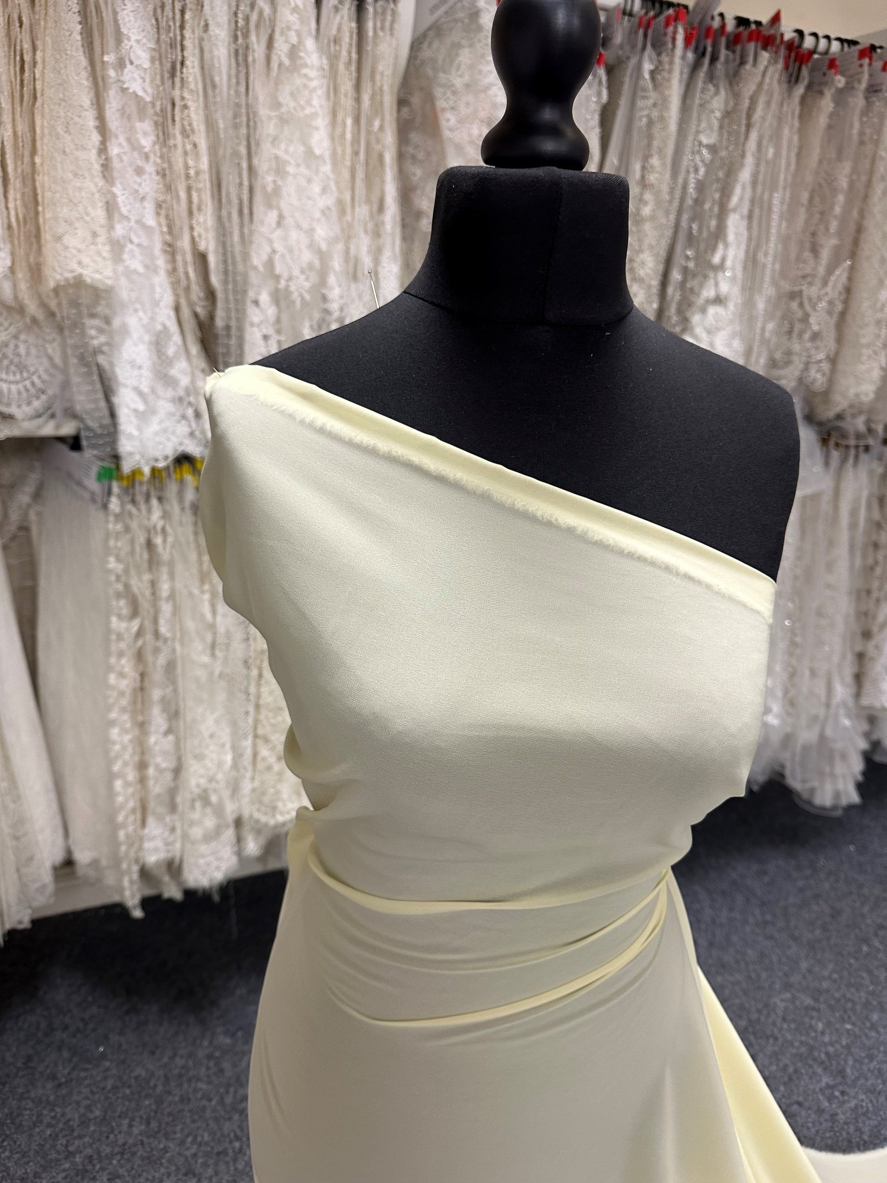 Yellow Polyester Chiffon Fabric - Serendipity