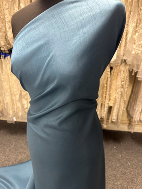 Teal Polyester Satin Backed Dupion - Clarity