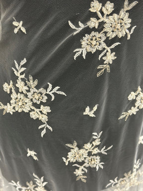 Ivory Beaded Lace - Ream