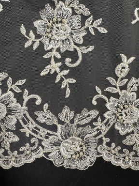 Ivory Beaded Lace - Languid