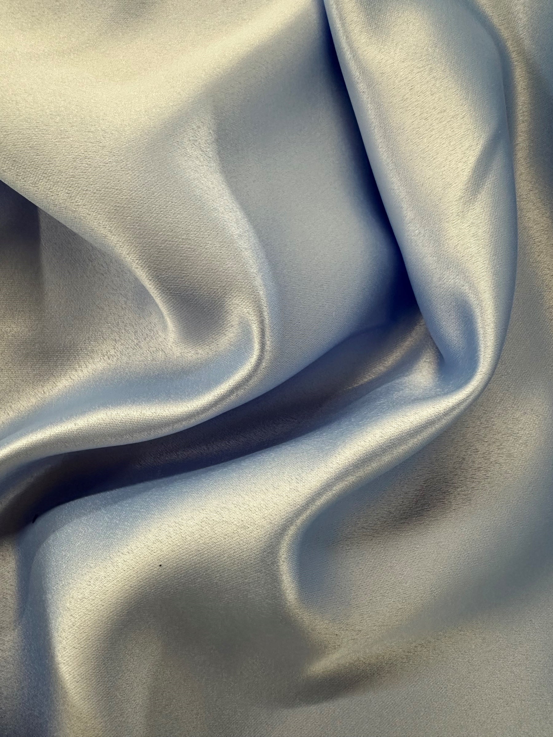 Powder Blue Duchess Satin Powder Blue Duchess Satin