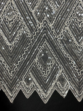 Ivory Sequined Tulle - Amelia (CF)