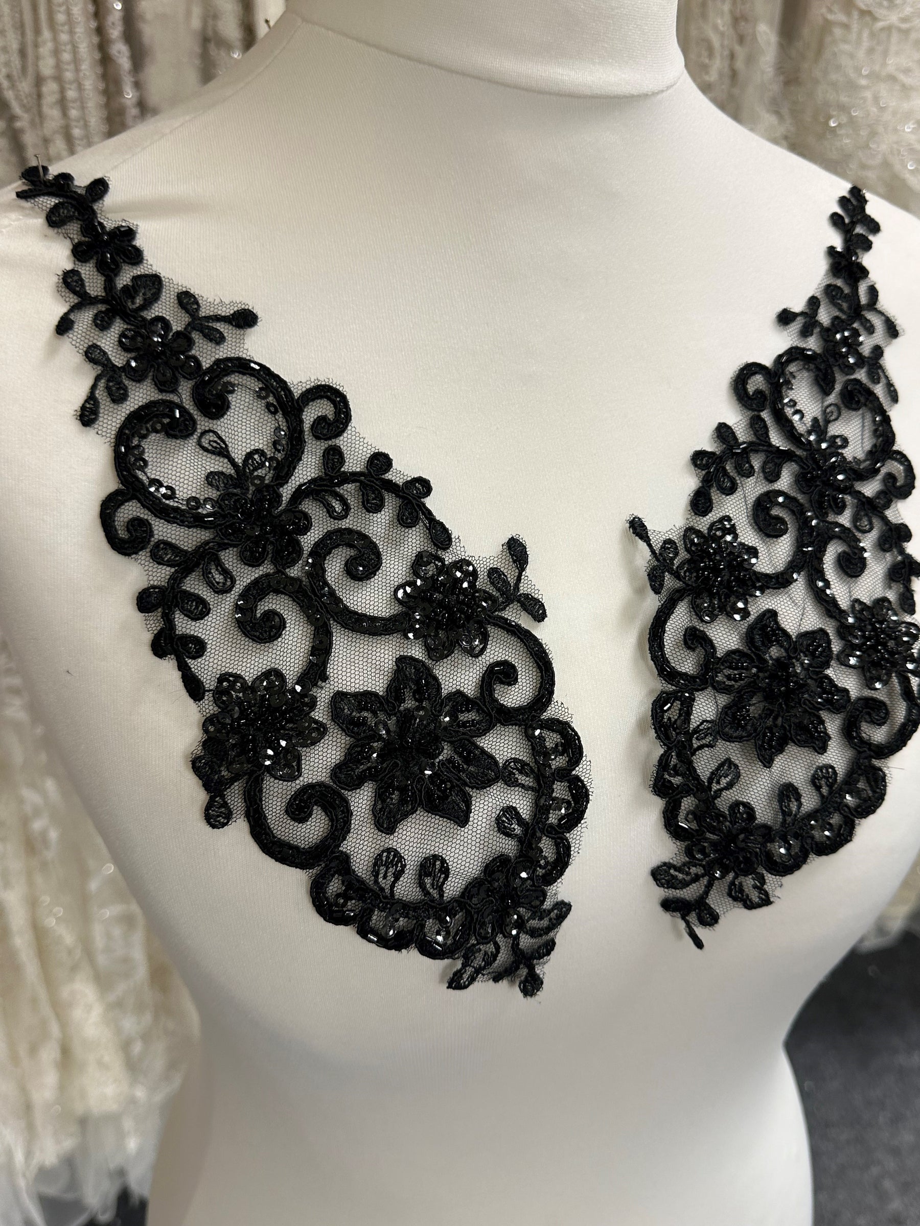 Embroidery Lace Beads And Lace Boutique Beaded Lace Fabric/ Beaded Wedding Dress Lace/ White Couture Lace Embroidery Lace Beads And Lace Boutique Beaded Lace Fabric/ Beaded Wedding Dress Lace/ White Couture Lace