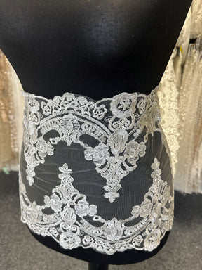 Silver Lace Trim - Empire