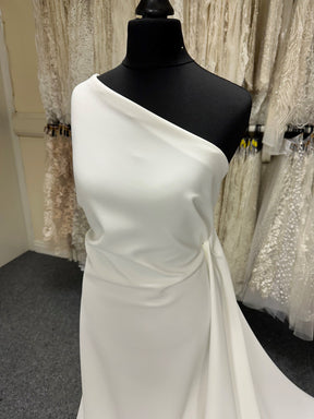 Ivory Bonded Crepe - Hippodrome