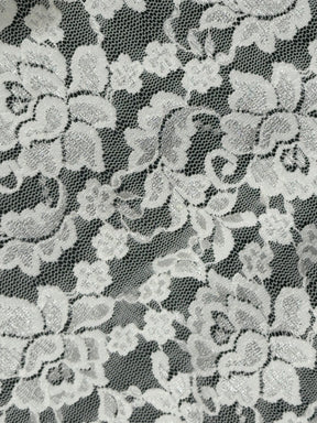 Ivory Stretch Raschel Lace - Perugia