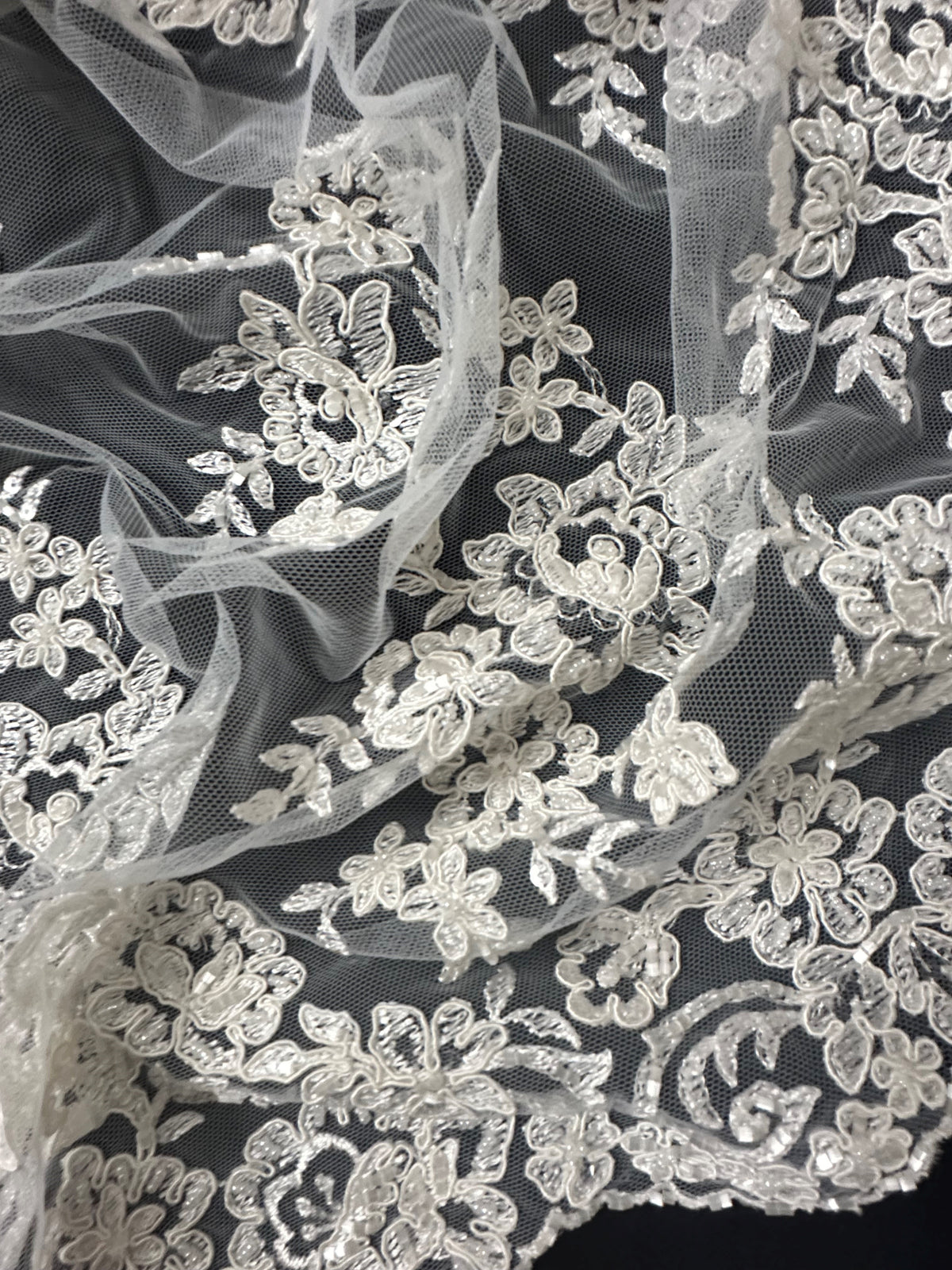 Ivory Beaded Bridal Lace - Noisy