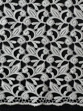 Ivory Glitter Guipure Lace - Isla (CF)