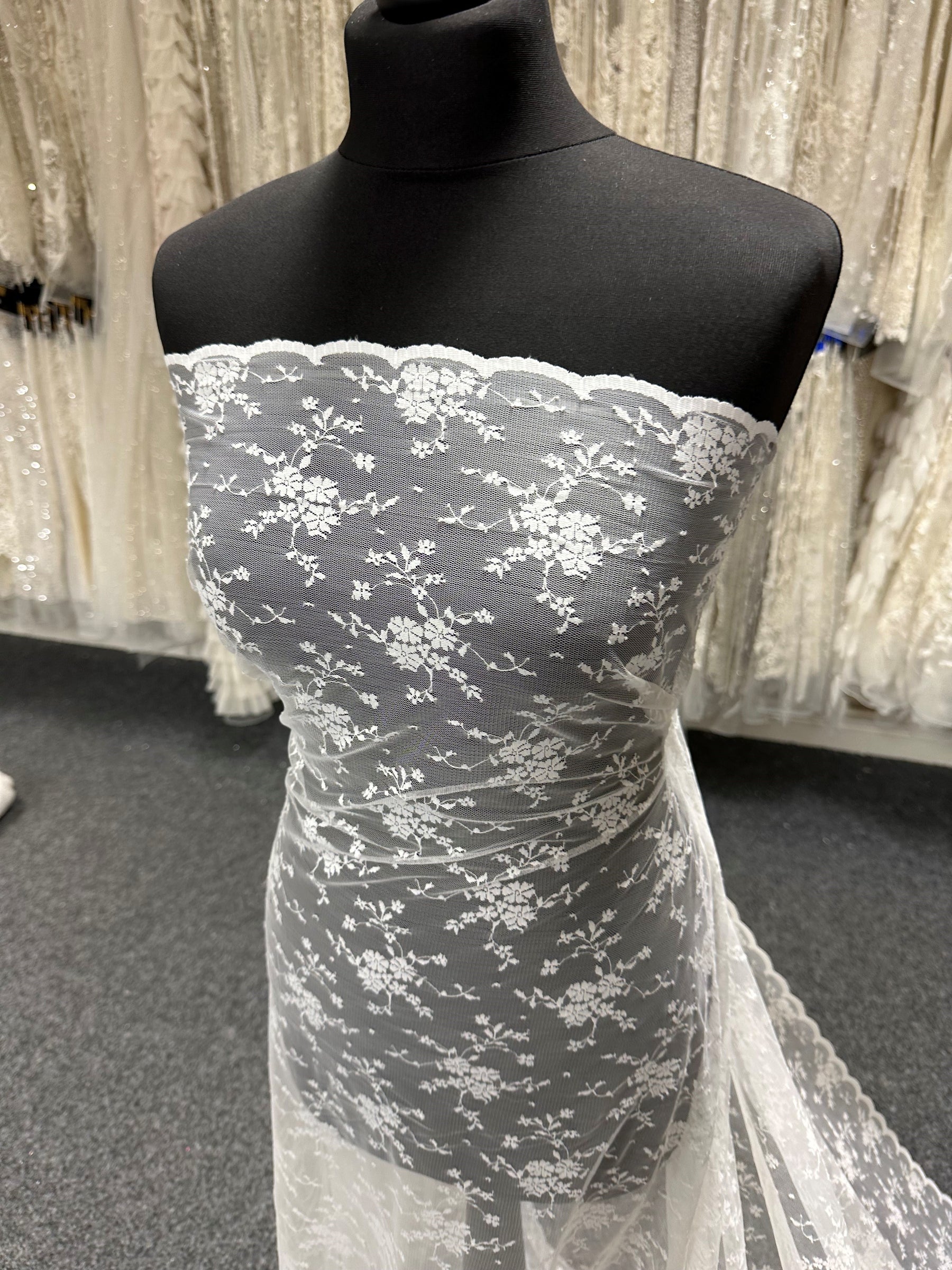 Ivory Lightweight Bridal Lace - Harley