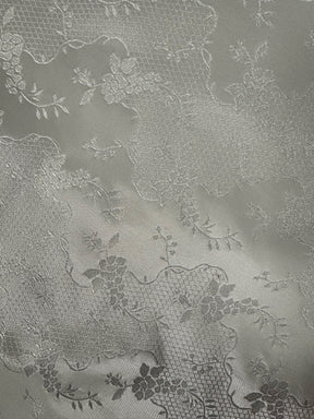 Ivory Jacquard Fabric - Antwerp