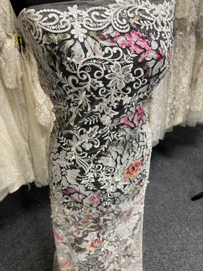 Multi Coloured Lace - Glenys