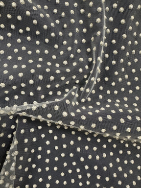 Ivory Glitter Lace - India