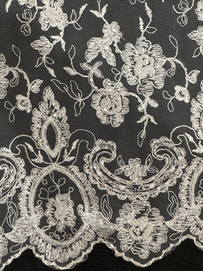 Ivory Sequin Lace - Sienna (CF)