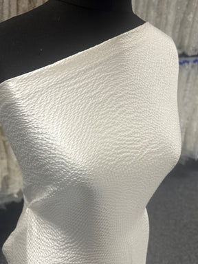Ivory Silk Hammer Satin - St Maxime