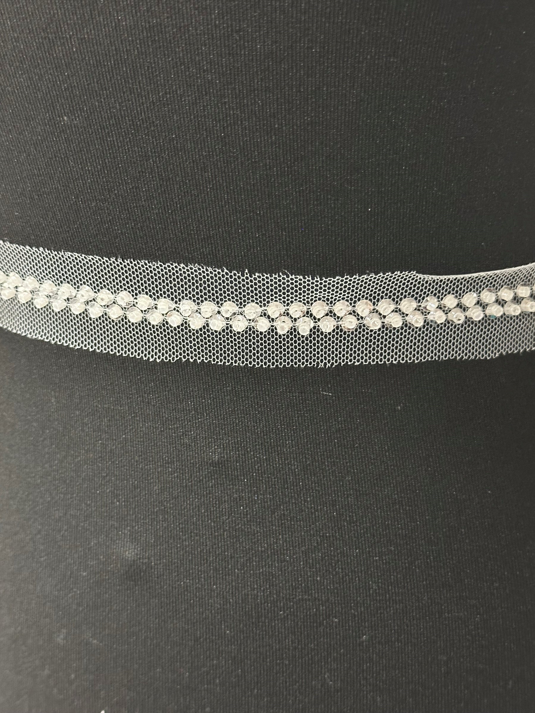 Ivory Beaded Dress Trim - EH2030