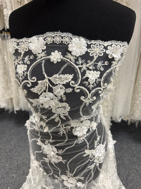 Ivory Flower Lace – Galliard