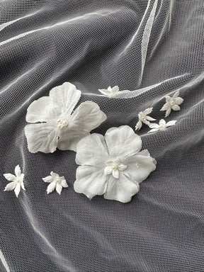 Ivory 3D Flower Lace - Yoga