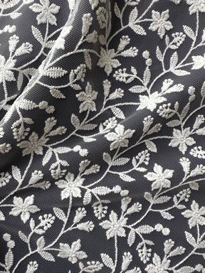 Ivory Embroidered Flower Lace - Lizzy