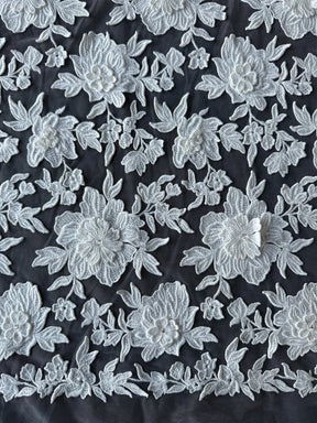 Ivory Embroidered Lace - Fonda