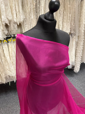 Fuchsia Silk Organza - Evolution