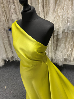 Chartreuse Polyester Duchess Satin - Contessa