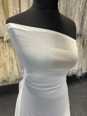 Ivory Silk Georgette - Shimmer