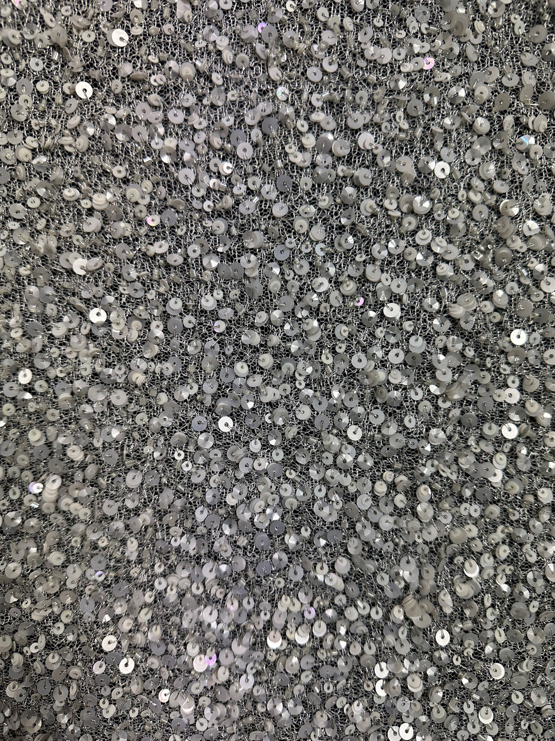 Ivory Sequin mesh - Jaipur